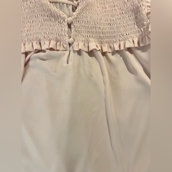 LOFT Blush Ruffled Blouse - Picture 8 of 8